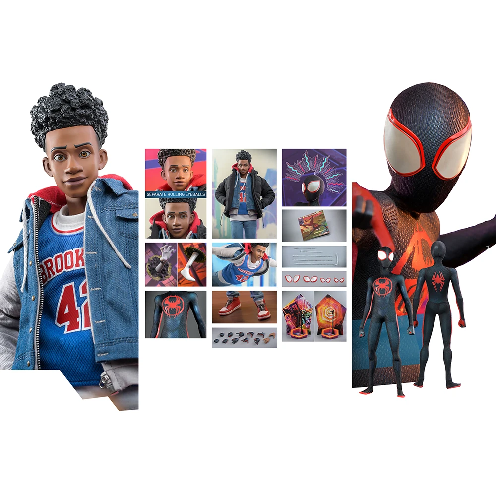 Spider-Man: Across The Spider-Verse: Hot Toys 1:6 Scale Action Figure: Miles Morales 6 Spider-Man: Across The Spider-Verse: Hot Toys 1:6 Scale Action Figure: Miles Morales - Image 4