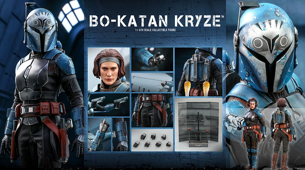 Star Wars: The Mandalorian: Hot Toys Action Figure: Bo-Katan Kryze 7 Star Wars: The Mandalorian: Hot Toys Action Figure: Bo-Katan Kryze - Image 5