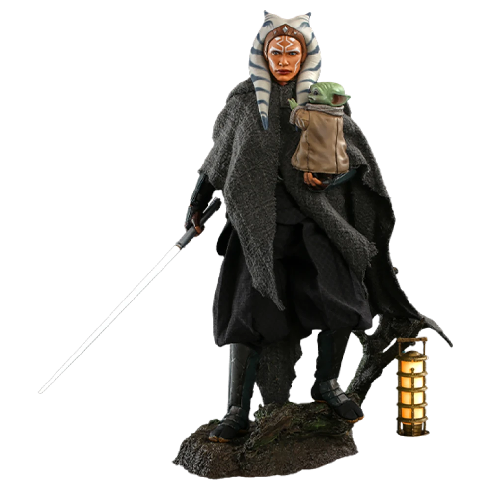 Star Wars: The Mandalorian: Hot Toys Action Figure Twin Set: Ahsoka Tano & Grogu 7 Star Wars: The Mandalorian: Hot Toys Action Figure Twin Set: Ahsoka Tano & Grogu - Image 5