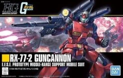 Gundam: HGUC 1/144 Scale Model Kit: Guncannon RX-77-2 Revive