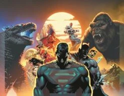 Justice League Vs. Godzilla Vs. Kong #1 (Cover F Christian Duce Godzilla Roar Sound FX Gatefold Variant)