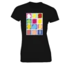 Doctor Who: Women's Fit T-Shirt: 2013 Doctors Silhouette Grid (Pop Art) (Black) -Fashion Select Toys Store 085370986d91bdb0f1443bcc5d821b190c0c