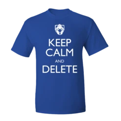 Doctor Who: T-Shirt: Keep Calm & Delete