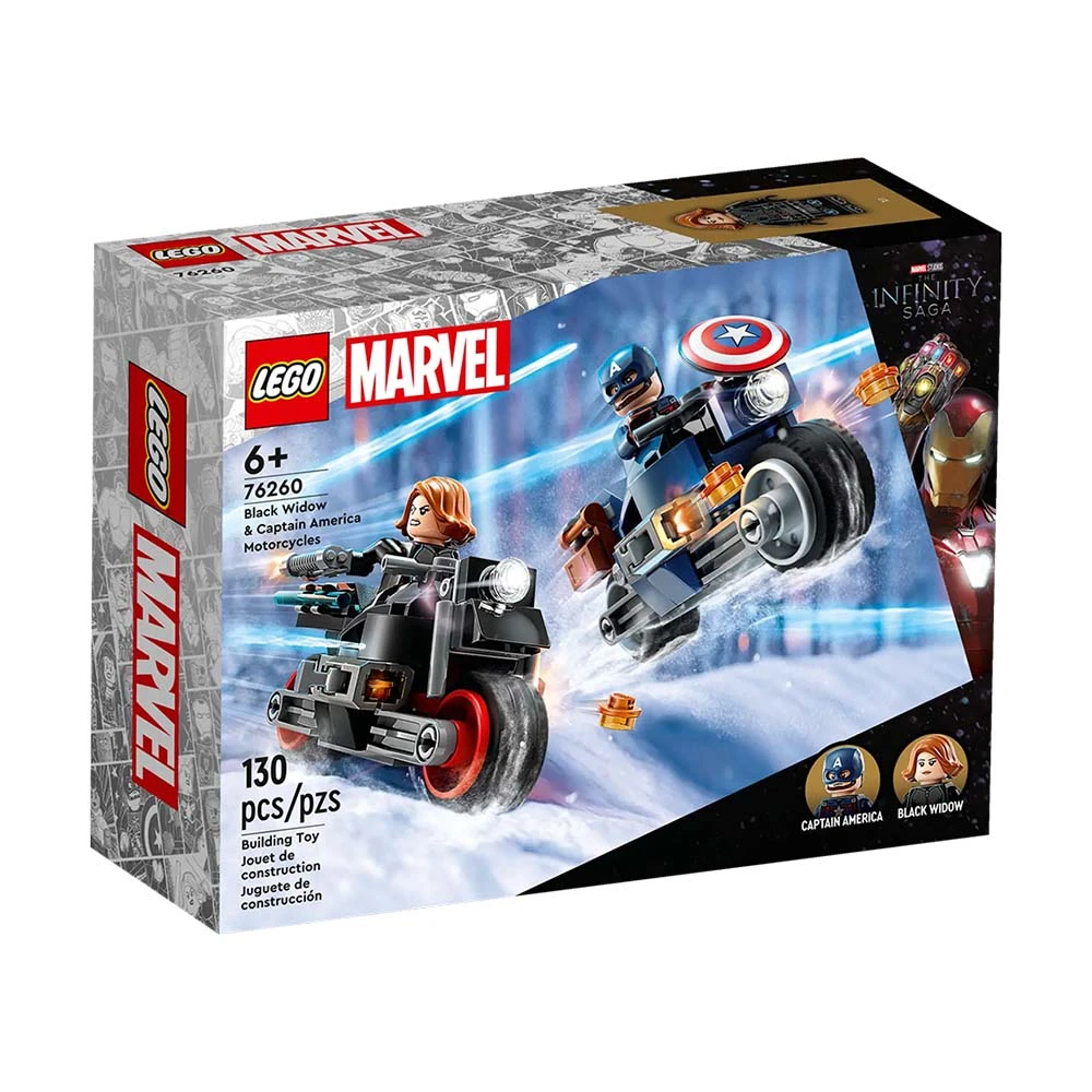 LEGO: Marvel: Black Widow & Captain America Motorcycles 4 LEGO: Marvel: Black Widow & Captain America Motorcycles - Image 2