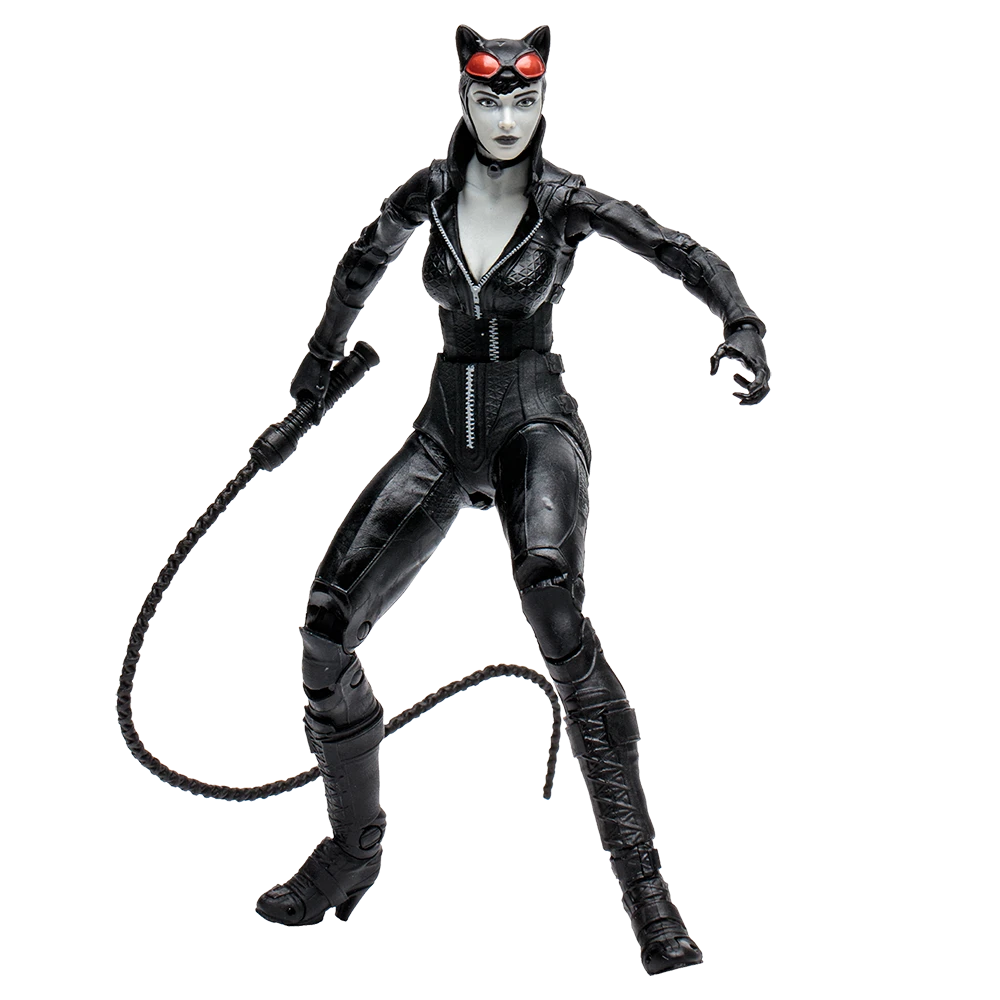 Batman: Arkham City: DC Multiverse Gold Label Action Figure: Catwoman (B&W Variant Build-A) 4 Batman: Arkham City: DC Multiverse Gold Label Action Figure: Catwoman (B&W Variant Build-A) - Image 2