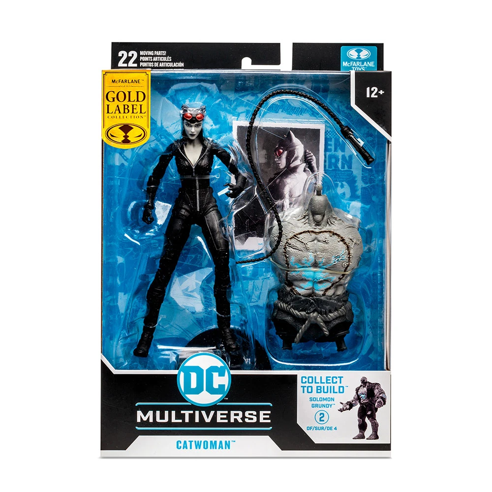 Batman: Arkham City: DC Multiverse Gold Label Action Figure: Catwoman (B&W Variant Build-A) 5 Batman: Arkham City: DC Multiverse Gold Label Action Figure: Catwoman (B&W Variant Build-A) - Image 3