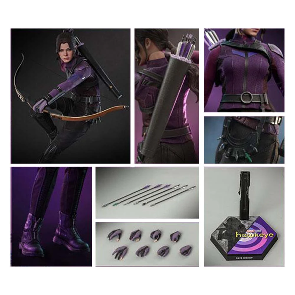 Marvel: Hawkeye (Disney+): Hot Toys 1/6 Scale Action Figure: Kate Bishop 5 Marvel: Hawkeye (Disney+): Hot Toys 1/6 Scale Action Figure: Kate Bishop - Image 3