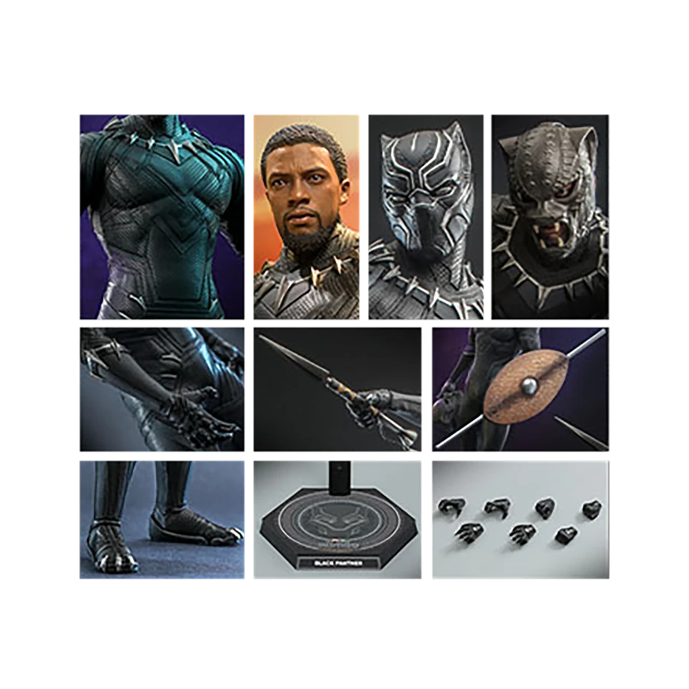 Black Panther: Hot Toys 1:6 Scale Action Figure: Black Panther (Original Suit) 5 Black Panther: Hot Toys 1:6 Scale Action Figure: Black Panther (Original Suit) - Image 3