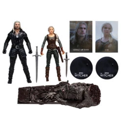 The Witcher: Action Figure 2-Pack: Geralt & Ciri (Season 3) 10 The Witcher: Action Figure 2-Pack: Geralt & Ciri (Season 3) -Fashion Select Toys Store 16fb2311094b5574e403daa99687cbaebf27