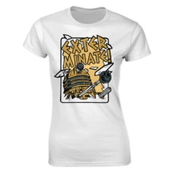 Doctor Who: Flashback Collection: Women's Fit T-Shirt: Daleks (Exterminate)