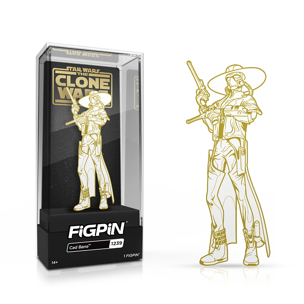 Star Wars: The Clone Wars: FiGPiN Pin Badge: Cad Bane (SWC Exclusive) 3 Star Wars: The Clone Wars: FiGPiN Pin Badge: Cad Bane (SWC Exclusive)