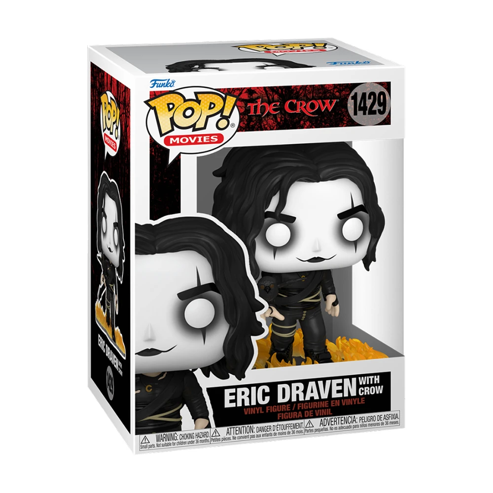The Crow: Pop! Vinyl Figure: Eric Draven (With Crow) 4 The Crow: Pop! Vinyl Figure: Eric Draven (With Crow) - Image 2