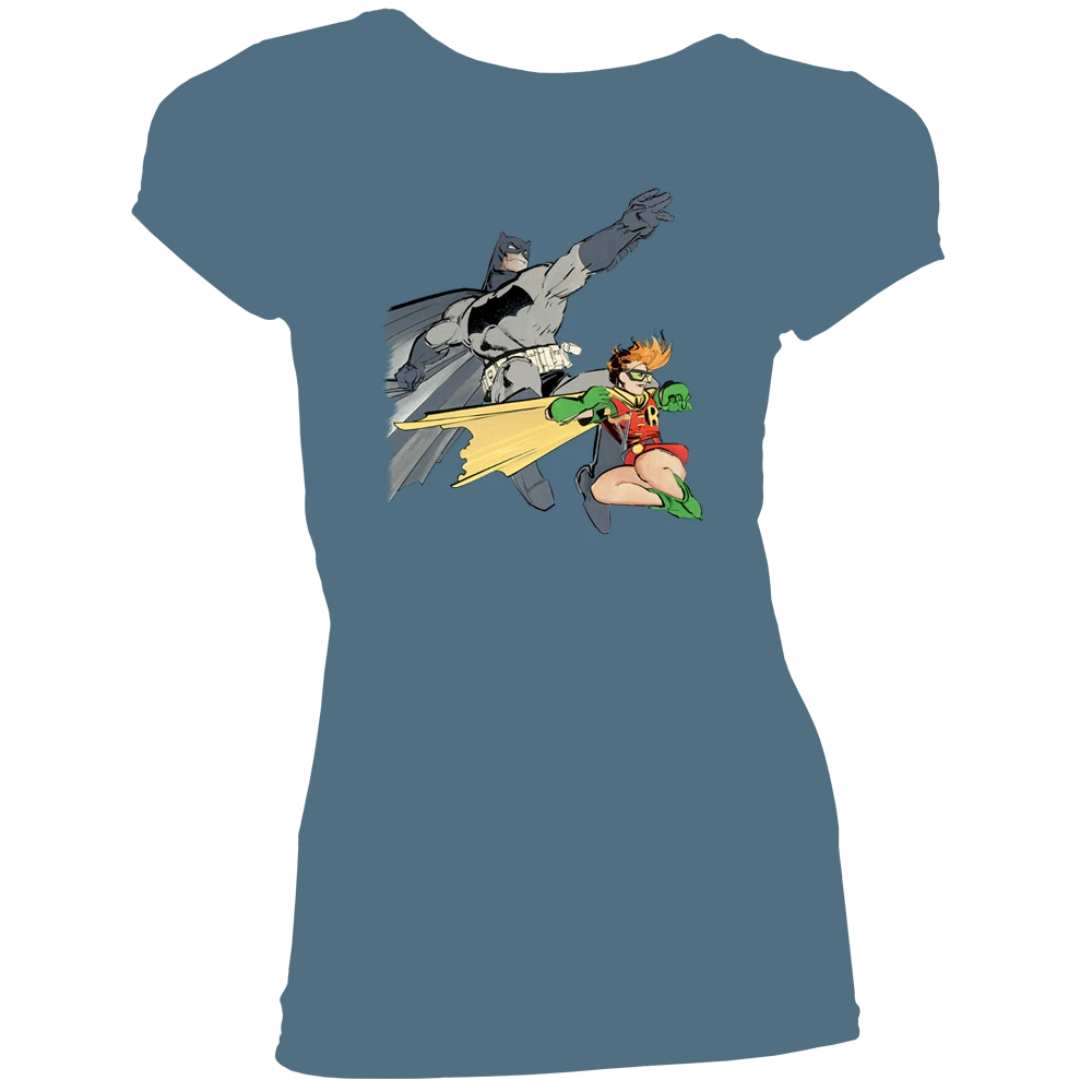 Batman: Women's Fit T-Shirt: The Dark Knight Returns Batman & Robin 3 Batman: Women's Fit T-Shirt: The Dark Knight Returns Batman & Robin