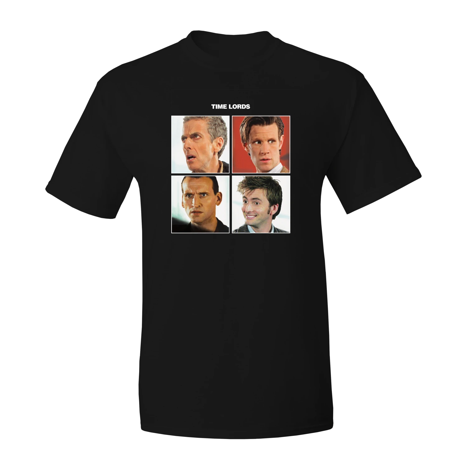 Doctor Who: T-Shirt: Time Lord Quartet 3 Doctor Who: T-Shirt: Time Lord Quartet