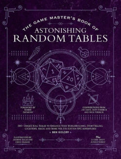 The Game Master's Book Of Astonishing Random Tables (Hardcover)