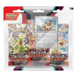 Pokémon: Trading Card Game: Scarlet & Violet: Obsidian Flames 3-Pack Display