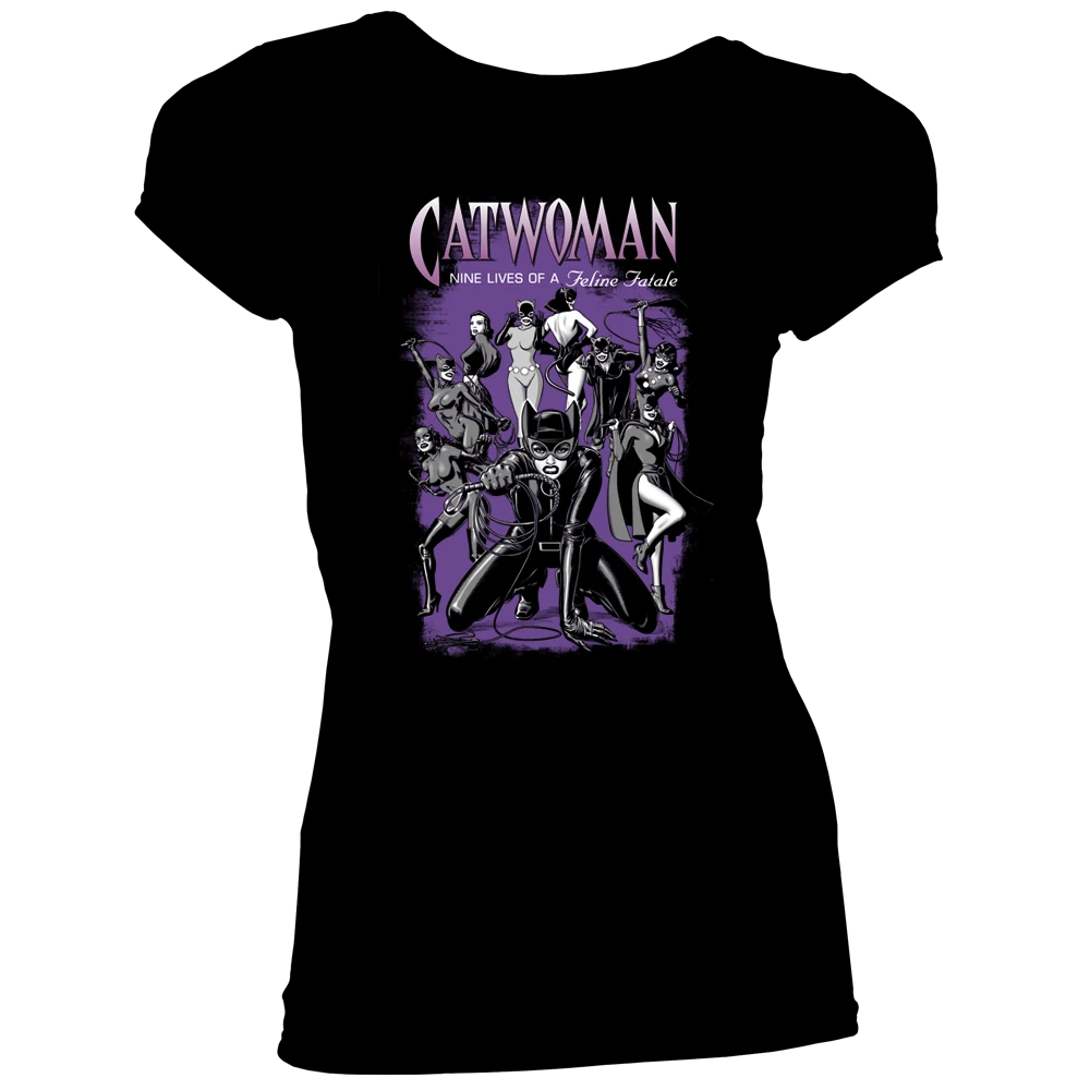 Batman: Artists Collection: Women's Fit T-Shirt: Catwoman Nine Lives By Brian Bolland 4 Batman: Artists Collection: Women's Fit T-Shirt: Catwoman Nine Lives By Brian Bolland - Image 2