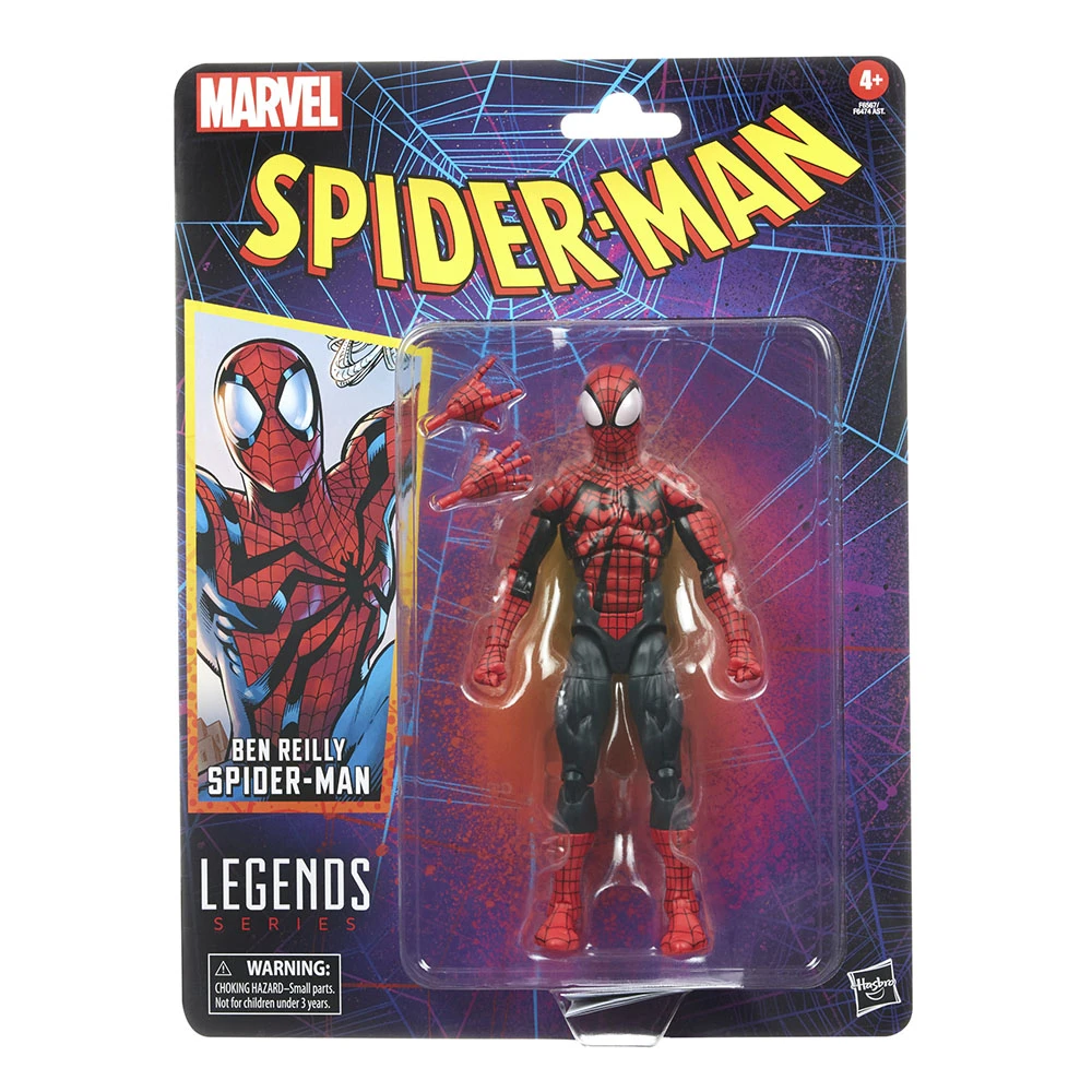 Spider-Man Legends: Retro Action Figure: Ben Reilly Spider-Man 7 Spider-Man Legends: Retro Action Figure: Ben Reilly Spider-Man - Image 5