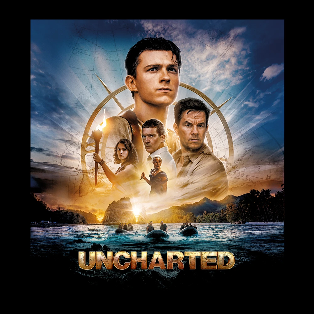 Uncharted: Women's Fit T-Shirt: Poster 3 Uncharted: Women's Fit T-Shirt: Poster