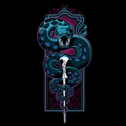 Harry Potter: Women's Fit T-Shirt: Neon Nagini