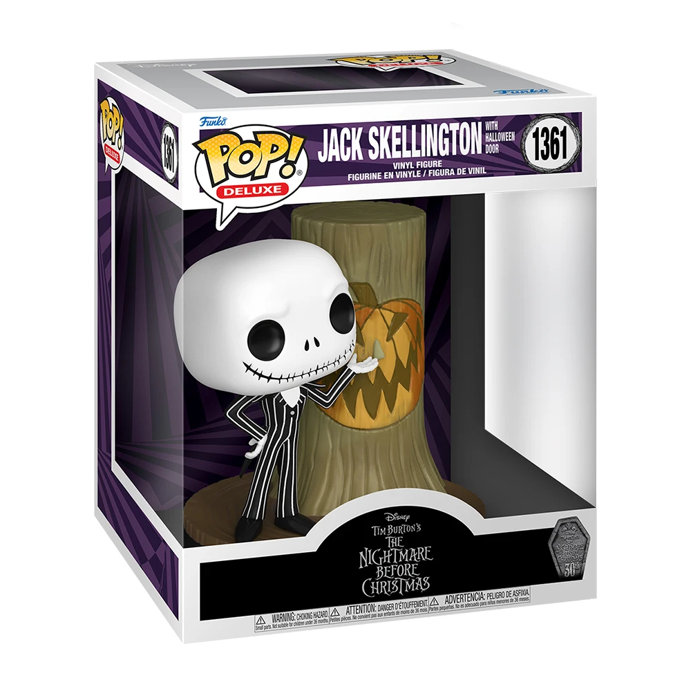 The Nightmare Before Christmas: 30th Anniversary: Deluxe Pop! Vinyl Figure: Jack (With Halloween Town Door) 3 The Nightmare Before Christmas: 30th Anniversary: Deluxe Pop! Vinyl Figure: Jack (With Halloween Town Door)