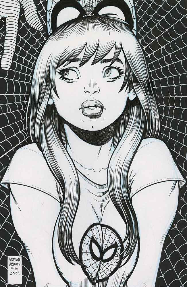 Amazing Spider-Man #26 (Exclusive Art Adams MJ 'Marvel Frame' Virgin Sketch Variant) 3 Amazing Spider-Man #26 (Exclusive Art Adams MJ 'Marvel Frame' Virgin Sketch Variant)