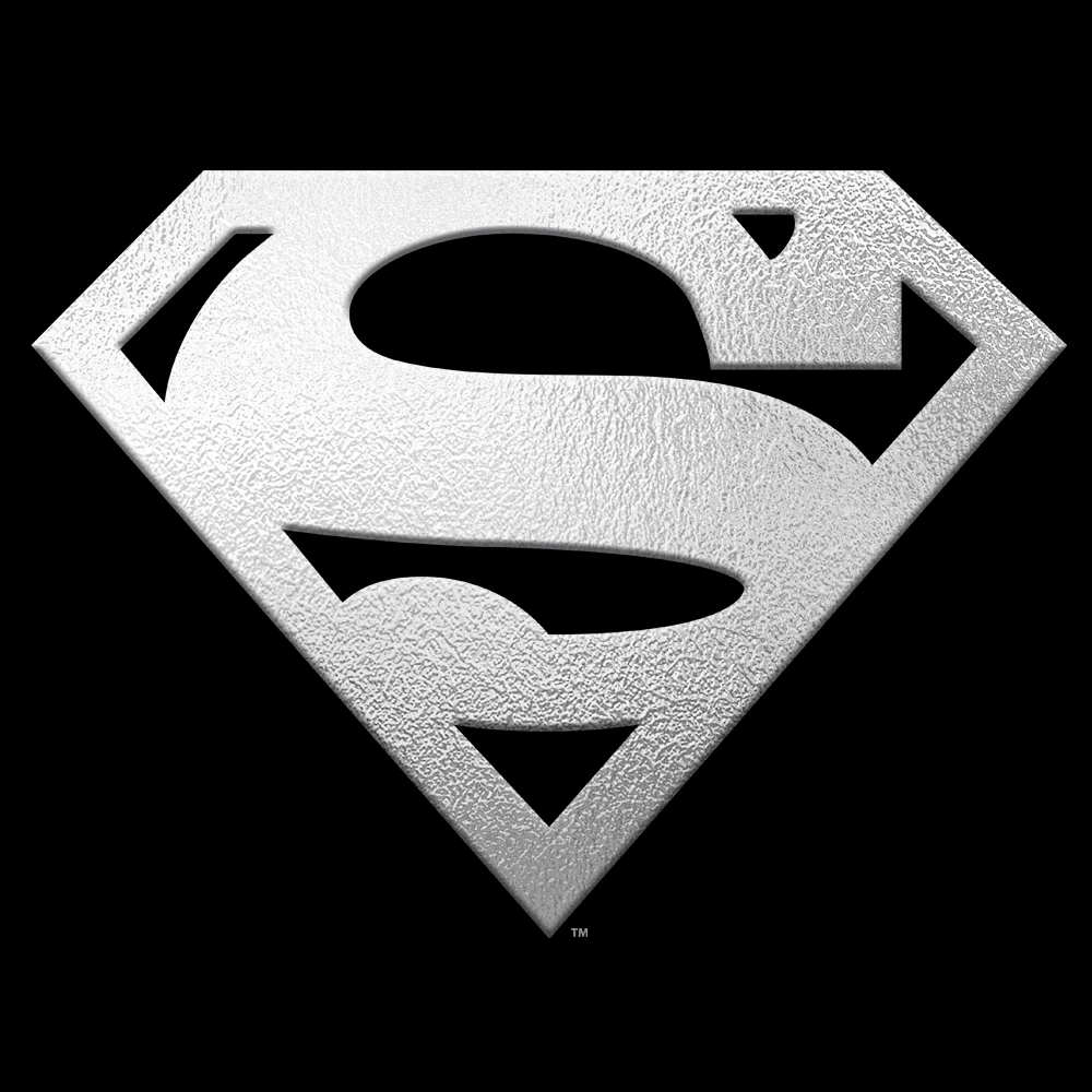 Superman: T-Shirt: Superman Silver Logo 4 Superman: T-Shirt: Superman Silver Logo - Image 2
