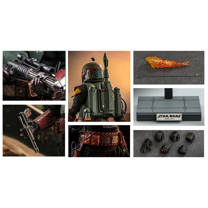 Star Wars: The Mandalorian: Hot Toys Action Figure: Boba Fett Repaint Armour 4 Star Wars: The Mandalorian: Hot Toys Action Figure: Boba Fett Repaint Armour - Image 2