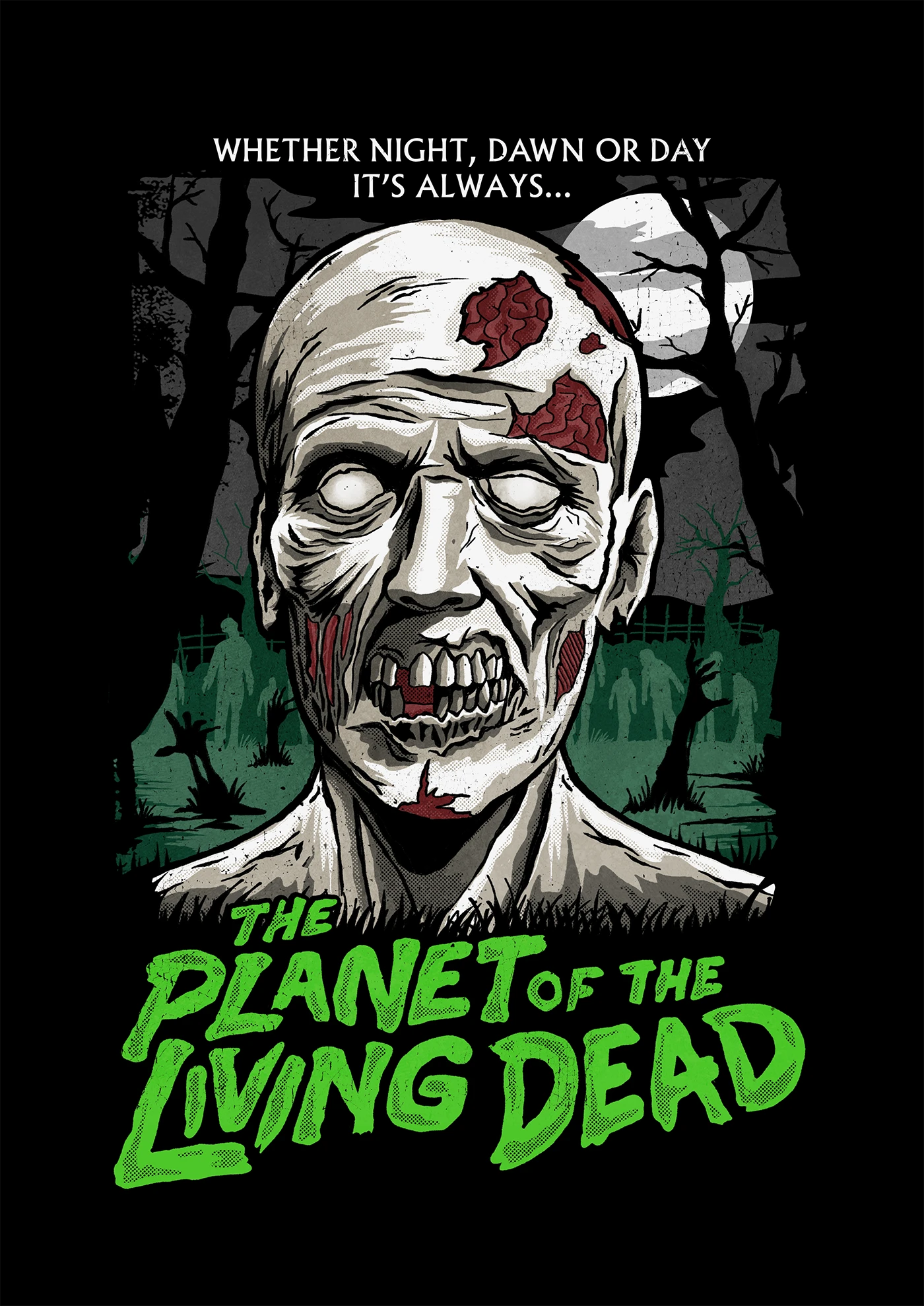 Forbidden Planet Originals: T-Shirt: Planet Of The Living Dead 3 Forbidden Planet Originals: T-Shirt: Planet Of The Living Dead