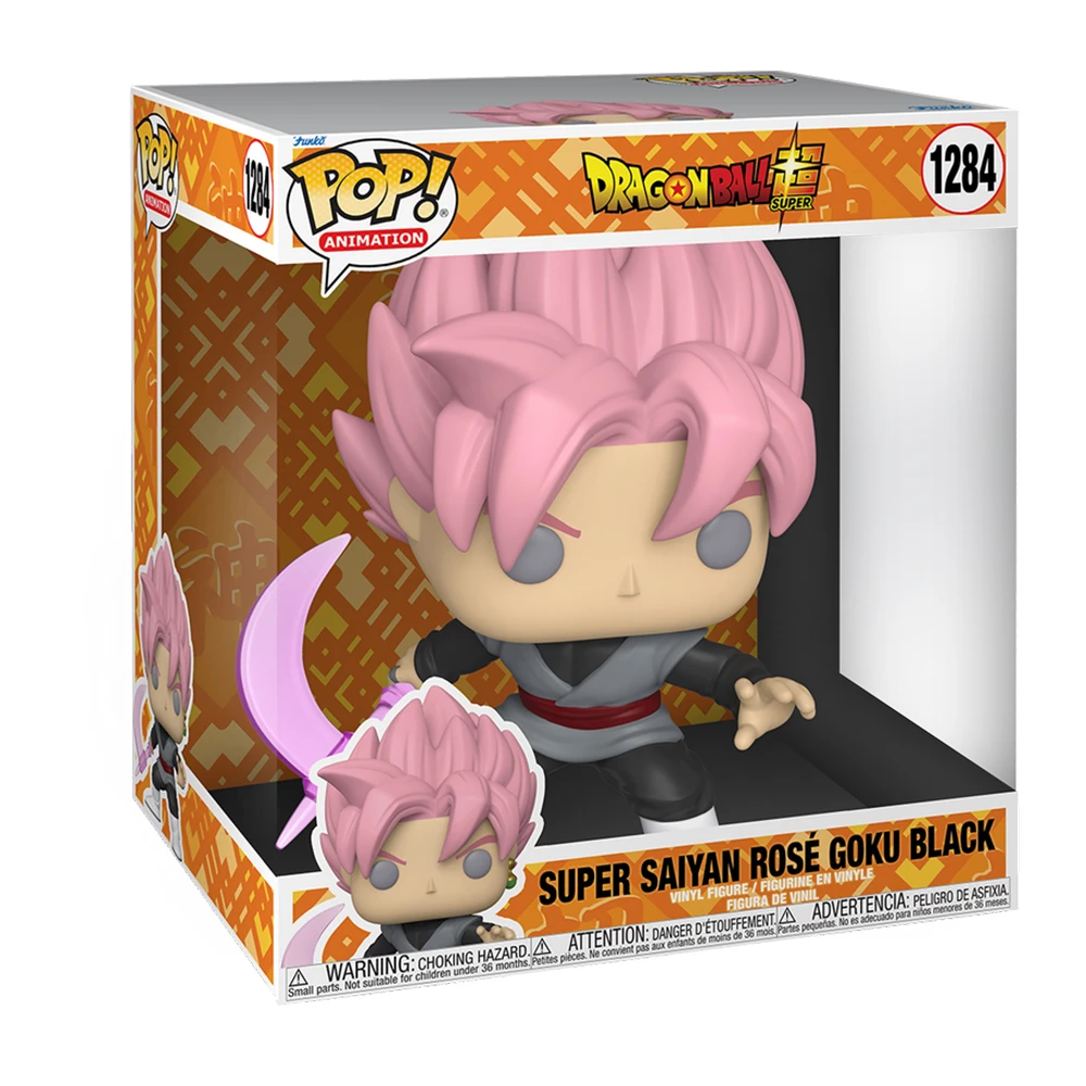 Dragon Ball Super: Jumbo Pop! Vinyl Figure: Super Saiyan Rose Goku (With Translucent Scythe) 4 Dragon Ball Super: Jumbo Pop! Vinyl Figure: Super Saiyan Rose Goku (With Translucent Scythe) - Image 2