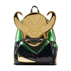 Marvel: Loungefly Mini Backpack: Loki (Metallic) 9 Marvel: Loungefly Mini Backpack: Loki (Metallic) -Fashion Select Toys Store 3cfb187fb06f346d4e1ebdb7002d7945ffa6