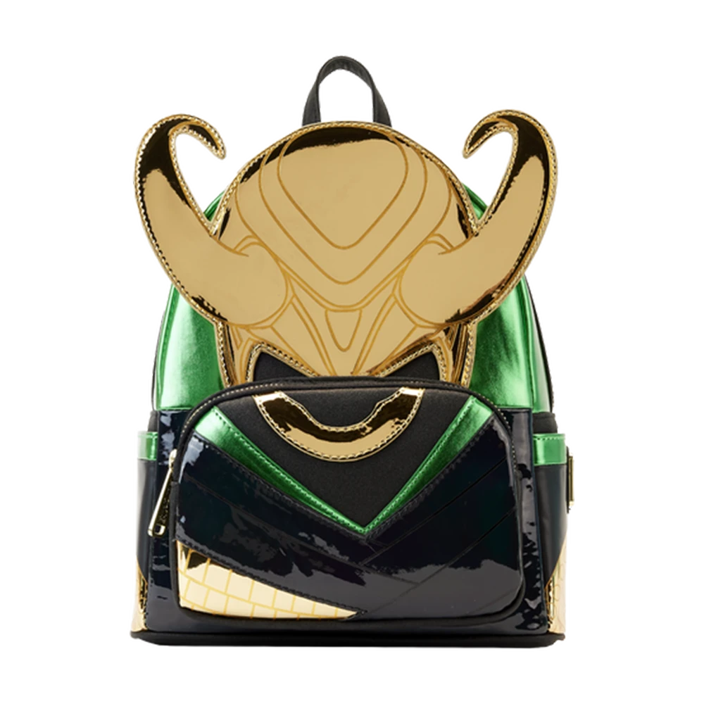 Marvel: Loungefly Mini Backpack: Loki (Metallic) 5 Marvel: Loungefly Mini Backpack: Loki (Metallic) - Image 3