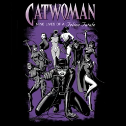 Batman: Artists Collection: Women's Fit T-Shirt: Catwoman Nine Lives By Brian Bolland
