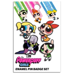 Powerpuff Girls: Enamel Pin Badge Set -Fashion Select Toys Store 443e53e3e0cd5800db4d619f4d2d09cf08c5
