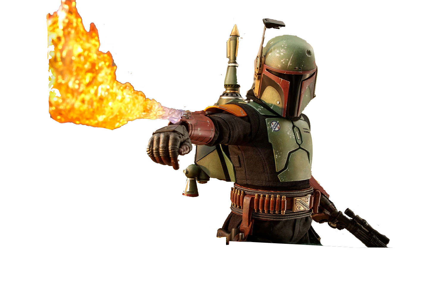 Star Wars: The Book Of Boba Fett: Hot Toys 1:4 Scale Deluxe Action Figure: Boba Fett 9 Star Wars: The Book Of Boba Fett: Hot Toys 1:4 Scale Deluxe Action Figure: Boba Fett - Image 7