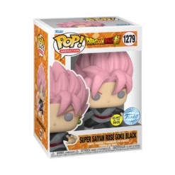 Dragon Ball Super: Pop! Vinyl Figure: Super Saiyan Rose Goku Black With Scythe (Glow In The Dark)
