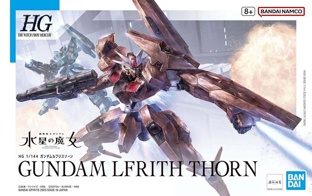 Gundam: The Witch From Mercury: HG 1/144 Scale Model Kit: Gundam Lfrith Thorn 3 Gundam: The Witch From Mercury: HG 1/144 Scale Model Kit: Gundam Lfrith Thorn