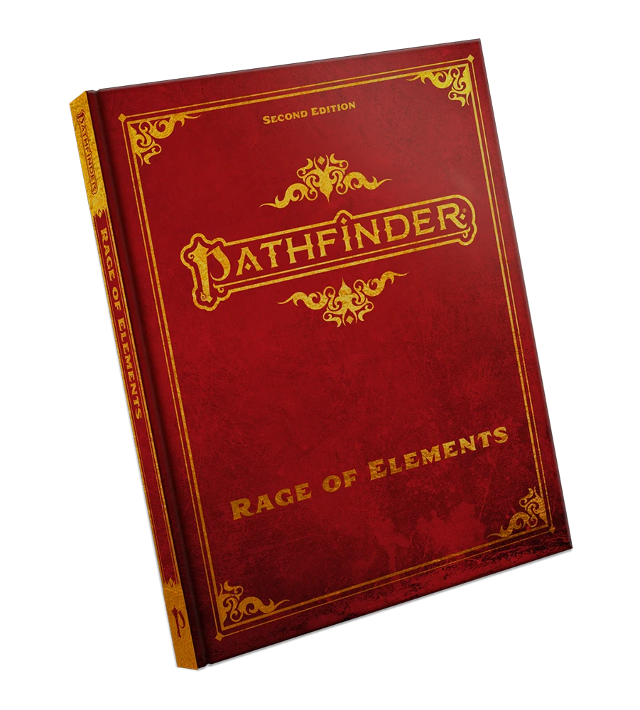 Pathfinder RPG: Rage Of Elements Rulebook (Deluxe Special Edition Hardcover) 3 Pathfinder RPG: Rage Of Elements Rulebook (Deluxe Special Edition Hardcover)