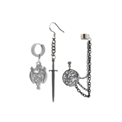 House Of The Dragon: Mistmatch Earrings: Targaryen Dragon