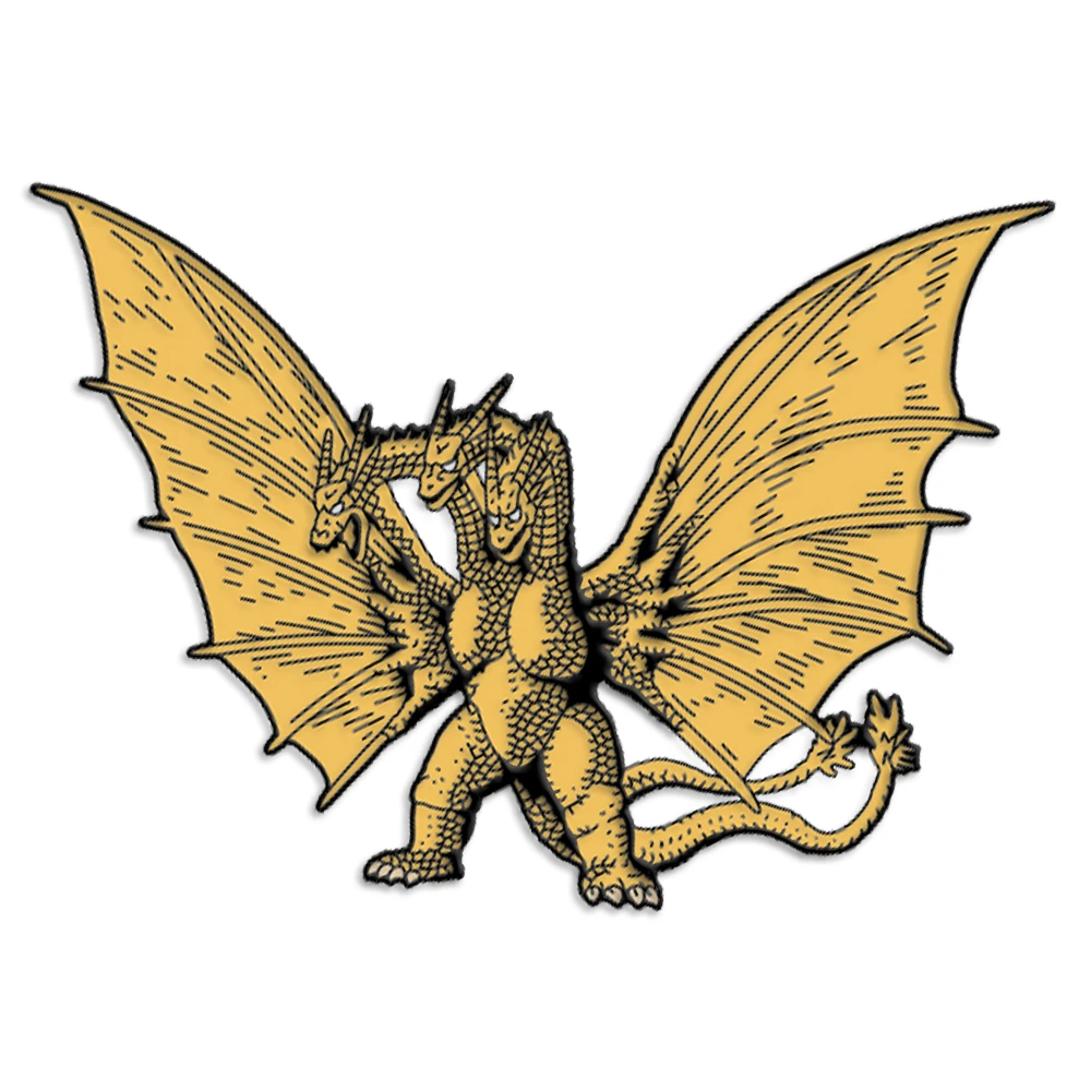 Godzilla: Enamel Pin Badge Set: Monsters 3 Godzilla: Enamel Pin Badge Set: Monsters
