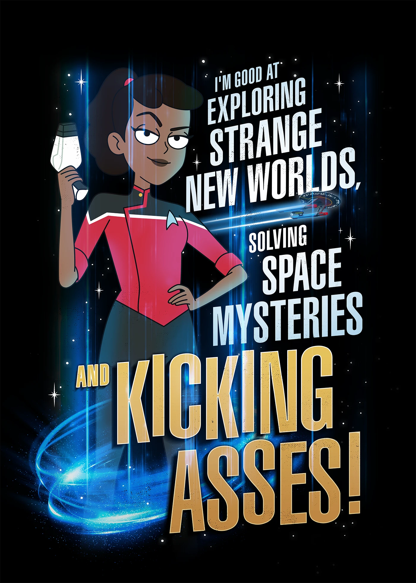 Star Trek: Lower Decks: Women's Fit T-Shirt: Mariner 3 Star Trek: Lower Decks: Women's Fit T-Shirt: Mariner