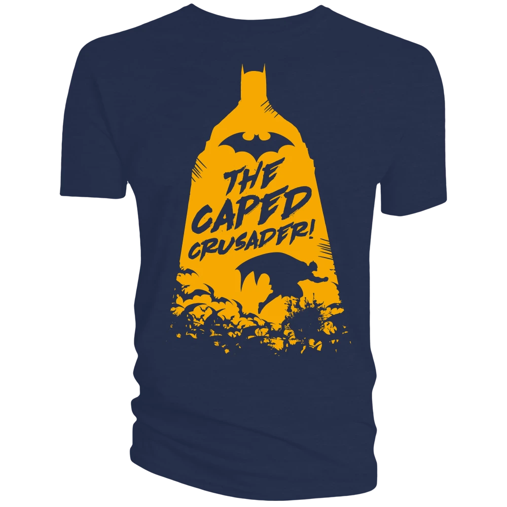 Batman: T-Shirt: The Caped Crusader (Navy) 4 Batman: T-Shirt: The Caped Crusader (Navy) - Image 2