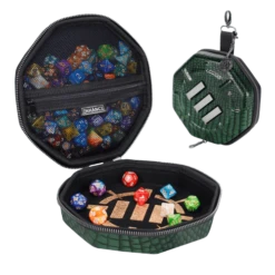 ENHANCE Tabletop Series: RPG Dice Tray & Case Collector's Edition: Green