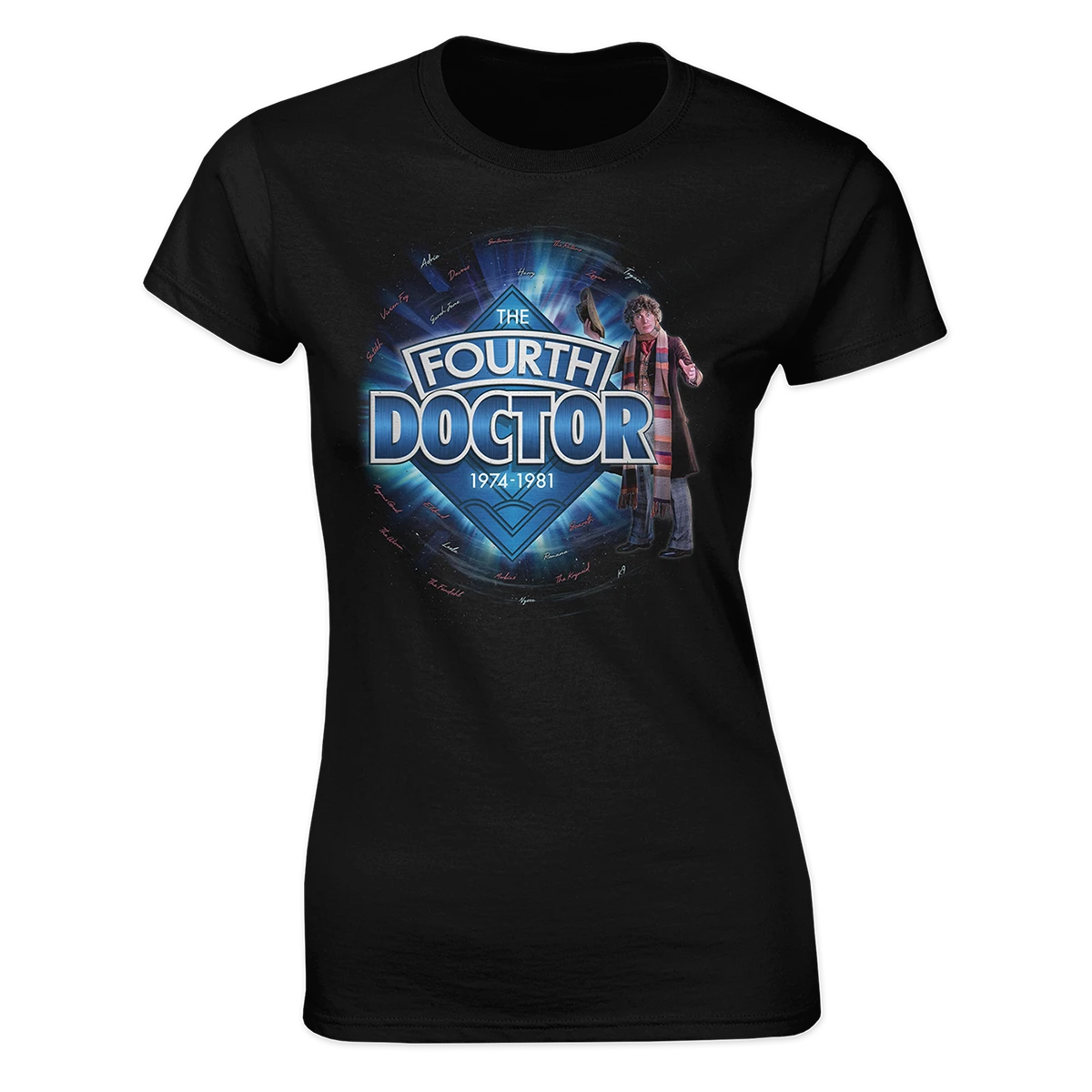Doctor Who: The 60th Anniversary Diamond Collection: Women's Fit T-Shirt: The Fourth Doctor 4 Doctor Who: The 60th Anniversary Diamond Collection: Women's Fit T-Shirt: The Fourth Doctor - Image 2