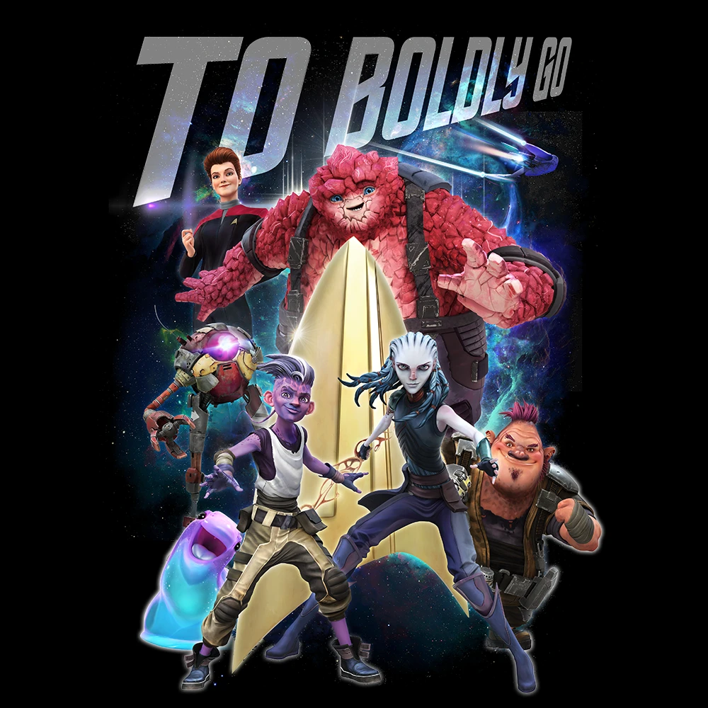 Star Trek: Prodigy: Women's Fit T-Shirt: Crew & Badge 4 Star Trek: Prodigy: Women's Fit T-Shirt: Crew & Badge - Image 2