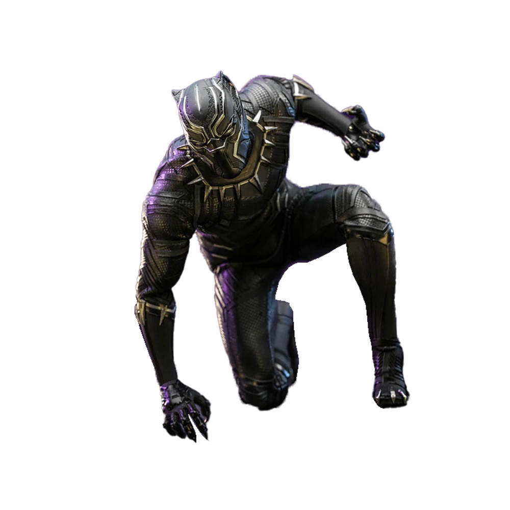 Black Panther: Hot Toys 1:6 Scale Action Figure: Black Panther (Original Suit) 6 Black Panther: Hot Toys 1:6 Scale Action Figure: Black Panther (Original Suit) - Image 4