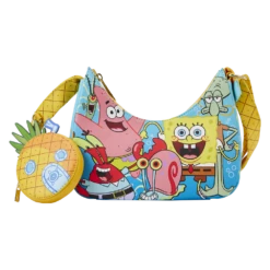 Spongebob Squarepants: Loungefly Cross Body Bag: Group Shot