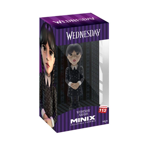 Wednesday: Minix Vinyl Figure: Wednesday Addams 3 Wednesday: Minix Vinyl Figure: Wednesday Addams