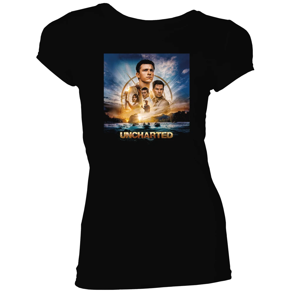 Uncharted: Women's Fit T-Shirt: Poster 4 Uncharted: Women's Fit T-Shirt: Poster - Image 2
