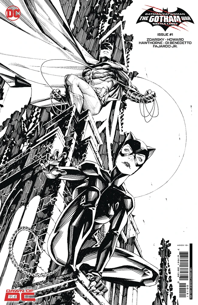 Batman/Catwoman: The Gotham War: Battle Lines: One-Shot #1 (Cover G Kael Ngu Black & White Card Stock Variant) 3 Batman/Catwoman: The Gotham War: Battle Lines: One-Shot #1 (Cover G Kael Ngu Black & White Card Stock Variant)